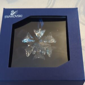 Swarovski Clear Crystal Ornament in Blue Box